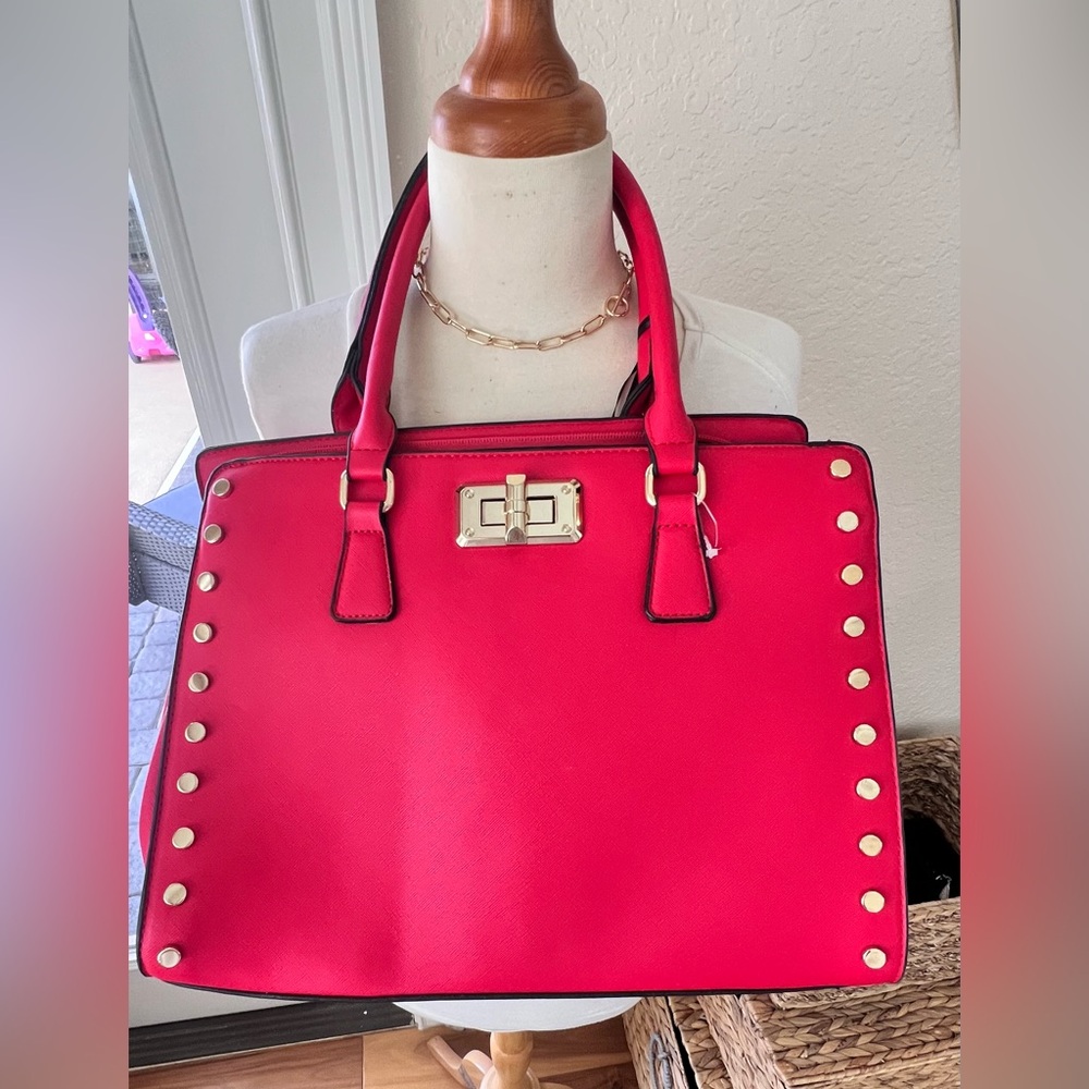 Stylish Red Handbag